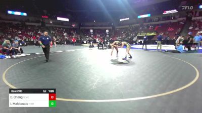 137 lbs Round Of 32 - Cara Cheng, Temescal Canyon vs Isabella Maldonado, Foothill