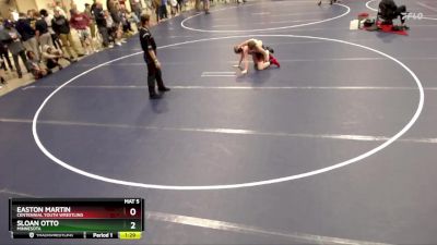 106 lbs Champ. Round 2 - Easton Martin, Centennial Youth Wrestling vs Sloan Otto, Minnesota