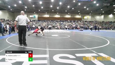 157 lbs Round Of 64 - Angel Valenzuela, Merced Bears WC vs Carter Fales, East Nicolaus Wrestling Club