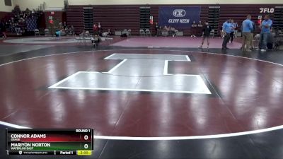 106 lbs Round 1 - Connor Adams, Osage vs Mariyon Norton, Waterloo East