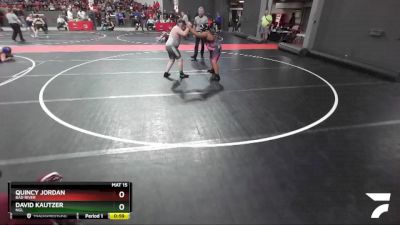 185 lbs Round 1 - Quincy Jordan, Bad River vs David Kautzer, NGL