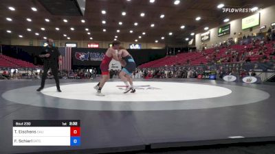 77 kg Consi Of 8 #2 - Tyler Eischens, California Regional Training Center (CA RTC) vs Fritz Schierl, Ohio Regional Training Center / TMWC