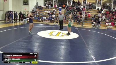 146 lbs Champ. Round 1 - Conner Johnston, St James vs Samuel Segarra, Holtville