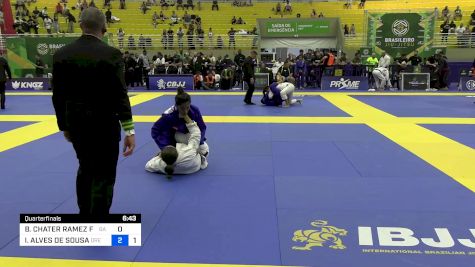 BRUNA CHATER RAMEZ FARAH vs INGRIDD ALVES DE SOUSA 2024 Brasileiro Jiu-Jitsu IBJJF