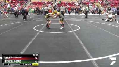 95-100 lbs Round 4 - Braxton Klenda, Hillsboro Wrestling Club vs Jaxon McCrackin, Phenom