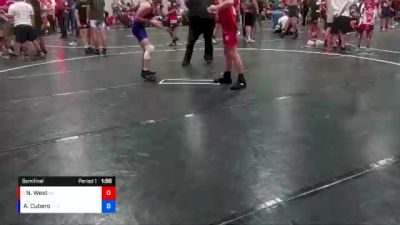 120 lbs Semifinal - Nolan West, Sunshine RTC vs Anthony Cubero, Florida