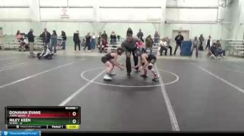 72 lbs Round 1 (8 Team) - Riley Keen, NCWAY vs Donavan Evans, Joker Squad