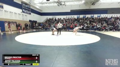 145 lbs Quarterfinal - Brooks Proctor, Riverside vs Jeffry Palacios, Cascade (Leavenworth)