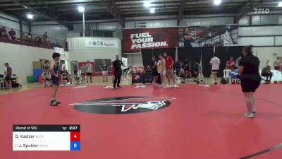 70 kg Round Of 128 - Dallas Koelzer, Wildcat Elite vs Jalen Spuhler, Ranger Wrestling Club