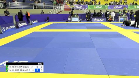 HELENA FERREIRA SIQUEIRA vs MARIA KLARA ARAUJO DOS SANTOS 2024 Brasileiro Jiu-Jitsu IBJJF