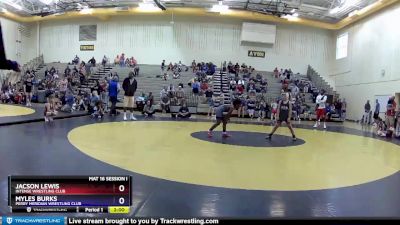 70 lbs Cons. Semi - Jacson Lewis, Intense Wrestling Club vs Myles Burks, Perry Meridian Wrestling Club