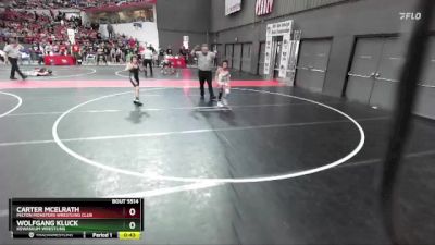 75 lbs Cons. Round 4 - Carter McElrath, Milton Monsters Wrestling Club vs Wolfgang Kluck, Kewaskum Wrestling