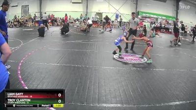 50 lbs Semis (4 Team) - Liam Gatt, Backyard Brawlers vs Troy Clanton, Storm Wrestling