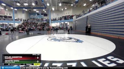 220 lbs Cons. Round 4 - Dylan Anderton, Snake River vs Demetri Smith, Mountain Home