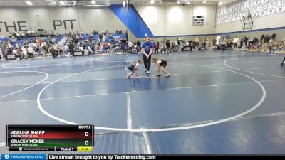 57 lbs Round 1 - Adeline Sharp, Uintah Wrestling vs Gracey Mckee, Uintah Wrestling