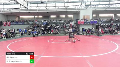 120 lbs Round Of 16 - Maela Sosa, Canton vs Bella Broughton, Waterford