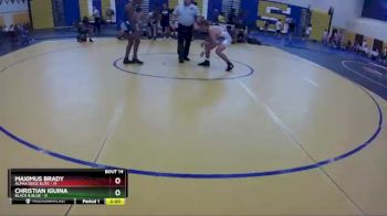 120 lbs Round 4 (8 Team) - Maximus Brady, Alpha Dogz Elite vs Christian Iguina, Black & Blue