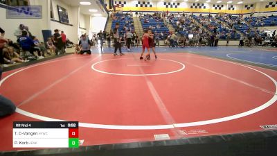 64-67 lbs Rr Rnd 4 - Tsu-tli Christie-Vangen, Hilldale Youth Wrestling Club vs Patrick Korb, Jenks Trojan Wrestling Club