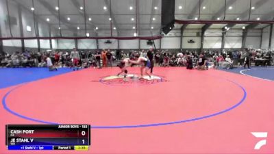 132 lbs Champ. Round 2 - Cash Port, CA vs Je Stahl V, WA