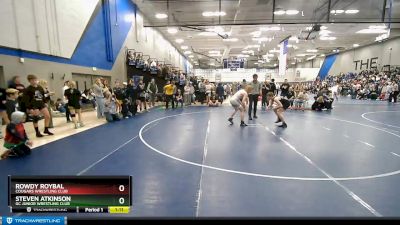 120 lbs Cons. Round 5 - Rowdy Roybal, Cougars Wrestling Club vs Steven Atkinson, GC Junior Wrestling Club