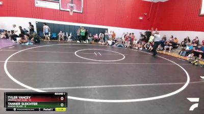 110 lbs Round 1 (6 Team) - Tanner Sleichter, Kansas Silver vs Tyler Yancey, Spartan Mat Club