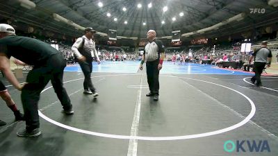 75 lbs 2nd Place - Landon Villines, Weatherford Youth Wrestling vs King Robinson, Pin-King All Stars