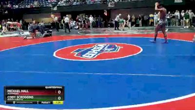 6A-165 lbs Quarterfinal - Cody Scroggins, North Forsyth vs Michael Hall, Alexander