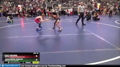 75 lbs Cons. Round 2 - JaMaurion Hadley, Sherman Challengers vs Colt Frazier, Greater Heights Wrestling-AAA