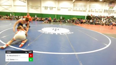 170 lbs Round Of 16 - Braidon Woodward, Palmyra Macedon vs Drew Gates, Gouverneur