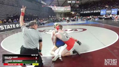 1B/2B 126 Quarterfinal - Malachi Hoff, Davenport vs Conner Demorest, Forks