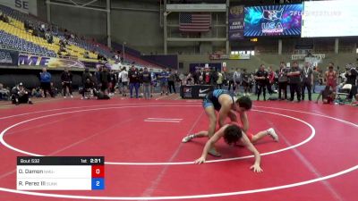 72 kg Quarterfinal - Dominic Damon, NMU-National Training Center vs Robert Perez III, Sunkids Wrestling Club