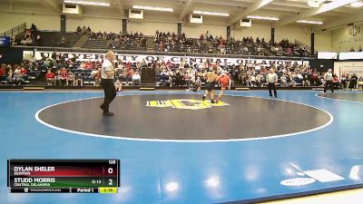 125 lbs Semifinal - Studd Morris, Central Oklahoma vs Dylan Sheler, Newman