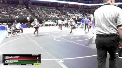 157 Class 2 lbs Semifinal - Lane Snyder, Pleasant Hill vs Michael Scott, Odessa