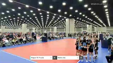 Rogue 15 Purple vs Metro vbc - 2022 JVA World Challenge presented by Nike - Expo Only