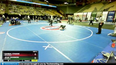 132 Class 1 lbs Semifinal - Gambal Staddie, Brookfield vs Jesse Shannon, Centralia