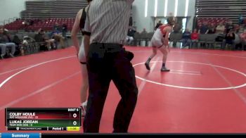 119 lbs Round 2 (8 Team) - Colby Houle, Mat Assassins (PA) vs Lukas Jordan, Team Ohio (OH)