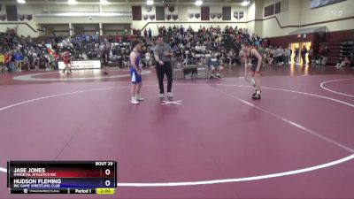 16UB-3 lbs Round 1 - Jase Jones, Immortal Athletics WC vs Hudson Fleming, Big Game Wrestling Club