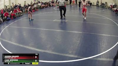 110 lbs Round 3 (6 Team) - Jaxsen Draves, Nebraska Red vs Case Simmons, Kentucky