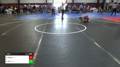 74 lbs Round Of 16 - Sam Moon, Pottsgrove vs Evan Ha, Cordoba Trained