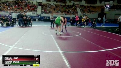 D4-215 lbs Champ. Round 1 - Hunter Saline, Thatcher vs Carson Hone, Wickenburg
