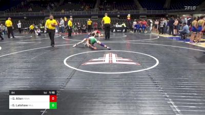 84 lbs Final - Gianna Allen, Penn Trafford vs Guilianna Latshaw, Millersburg