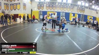 160 lbs Semifinals (8 Team) - Zane Canada, Deland vs Cordell White, South Dade