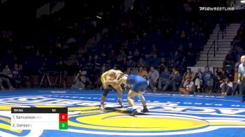 184 lbs Zach Carlson, SDSU vs Tate Samuelson, Wyoming