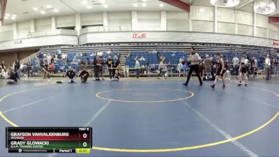 71 lbs Cons. Semi - Grayson VanValkenburg, Michigan vs Grady Glowacki, B.A.M. Training Center