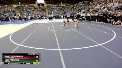 5A - 120 lbs Quarterfinal - Nick Treaster, Newton vs Isaac Phimvongsa, Salina Central