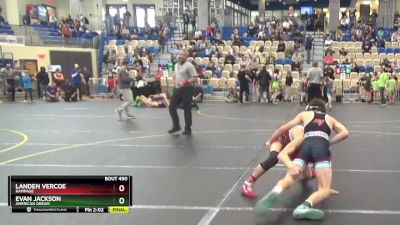 101 lbs 1st Place Match - Landen Vercoe, Rampage vs Evan Jackson, American Dream