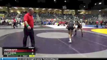 145 lbs Round 3 (4 Team) - Jackson Potts, 6A Mountain View vs Rhett Martin, 6A Roseburg