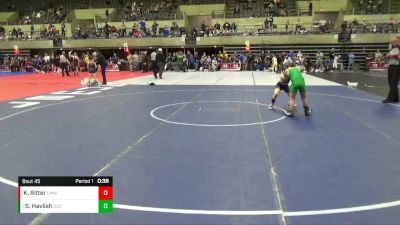 80 lbs Round 3 - Silas Havlish, Osceola vs Knox Ritter, Lake Mills Wrestling Club