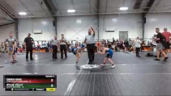 56 lbs Round 5 (6 Team) - Rylee Kelly, North Brevard vs Owen King, Steel Valley Renegades