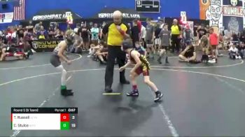 56 lbs Round 5 (6 Team) - Tate Russell, Steel Valley vs Cobey Stulce, Team Gotcha